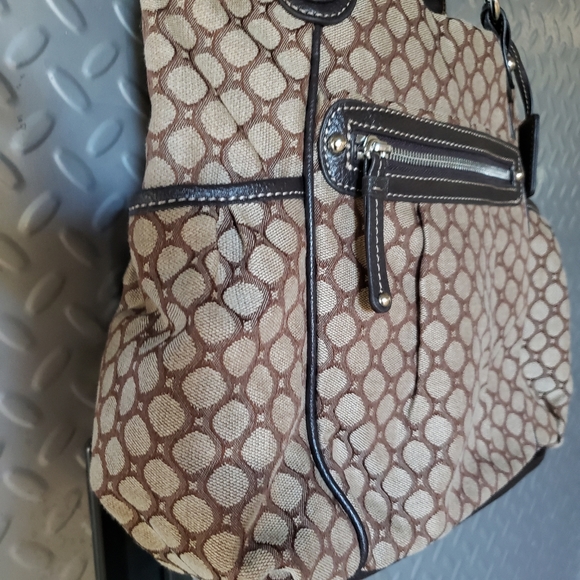 EUC NINE WEST geometric brown / neutral tones bag (OS) - Picture 4 of 13